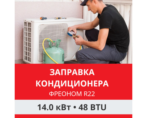 Заправка кондиционера Funai фреоном R22 до 14.0 кВт (48 BTU)