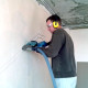 Штробление стены под нишу для дренажной помпы Funai 150х70 мм. (Кирпич)